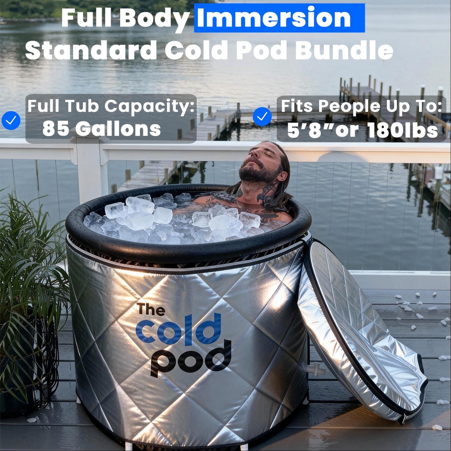 The Cold Pod Insulated Ice Bath Tub USA